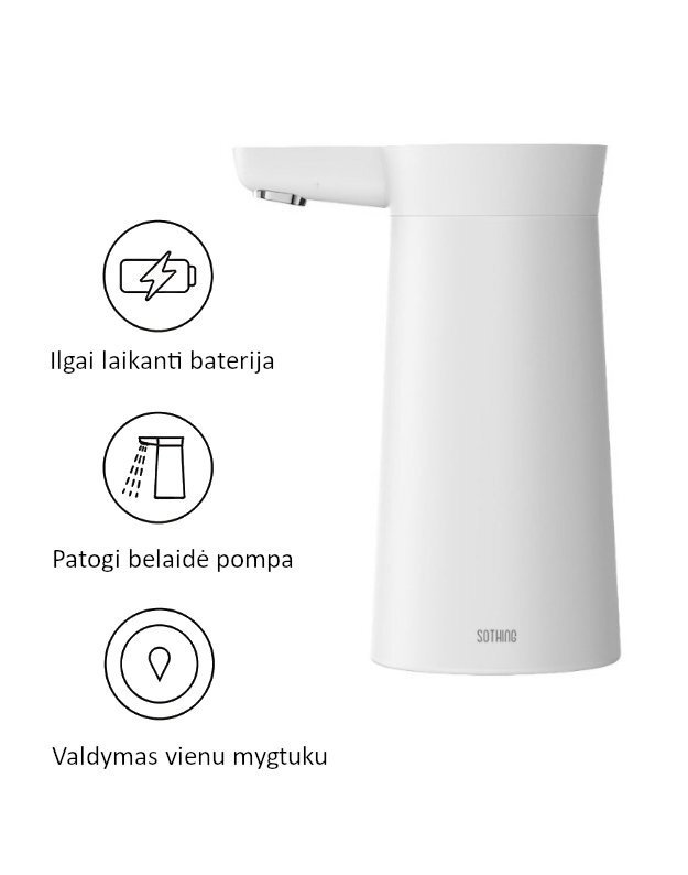 Elektrinė vandens pompa Sothing balta, 19L